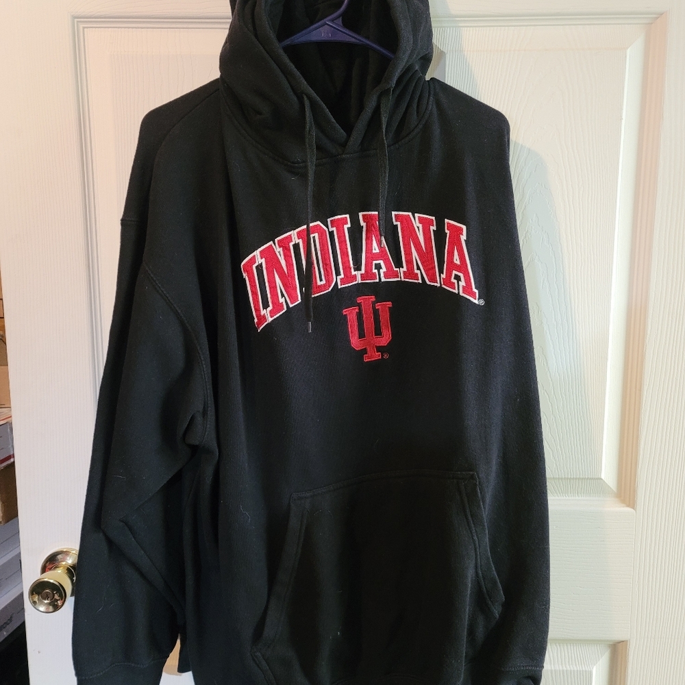Mens IU Indiana University hoodie sweatshirt